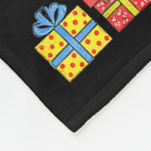 Funny Alphabet Christmas Tree Graphic Abc A-z Teac Fleece Deken (Hoek)