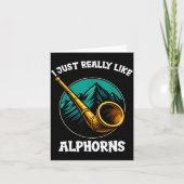 Funny Alphorn  Kaart (Voorkant)