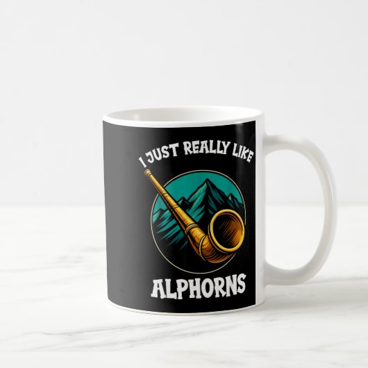 Funny Alphorn  Koffiemok (Rechts)