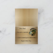 Funny Alternative Bad Dad Kaart (Binnen)