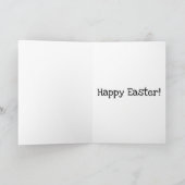 Funny/Alternative Easter Card/Dieting Feestdagen Kaart (Binnen)