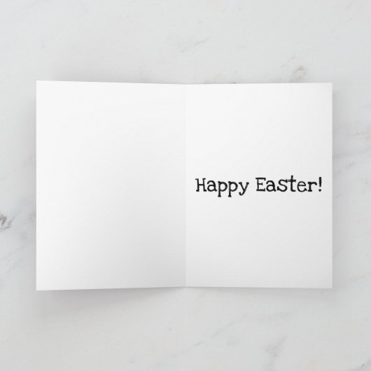Funny/Alternative Easter Card/Dieting Feestdagen Kaart (Binnen)
