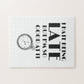 Funny Altijd laat Tiener meisjes Sassy Legpuzzel (Horizontaal)