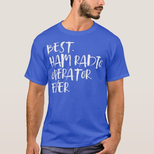 Funny Amateur Ham Radio Operator Tshirt (Voorkant)