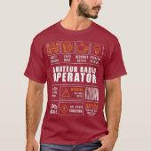 Funny Amateur Ham Radio Tshirt (Voorkant)