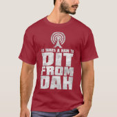 Funny Amateur Radio Hobby HAM Operators Style T-shirt (Voorkant)