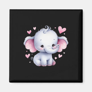 Funny Amazing Valentine Animal With Heart  Magneet