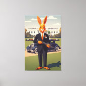 Funny American Canvas Afdruk (Voorkant)