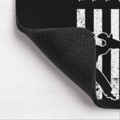 Funny American Flag Karate Art for Men Women Karat Muismat (Hoek)