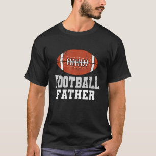 Funny American Football Father Retro Sports Footba T-shirt