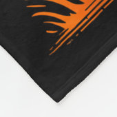 Funny American Football Skeleton Player Halloween  Fleece Deken (Hoek)