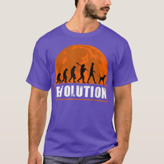 Funny American for Hound Dog Evolution of Man 2006 T-shirt