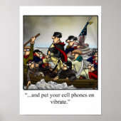 Funny American History George Washington Poster (Voorkant)