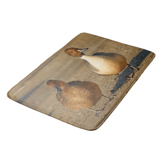 Funny American / Northern Pintail Ducks Gothic Badmat (Gekanteld)