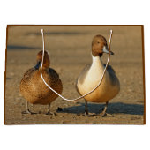 Funny American / Northern Pintail Ducks Gothic Groot Cadeauzakje (Voorkant)