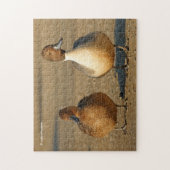 Funny American / Northern Pintail Ducks Gothic Legpuzzel (Verticaal)