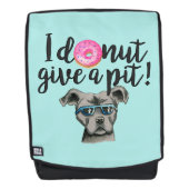 Funny American Pit Bull Terrier Dog Pun Rugtassen (Voorkant)