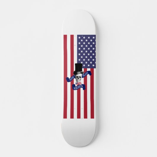 Funny American vlag Skateboard (Voorkant)