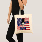 Funny American vlag Tote Bag (Voorkant (product))