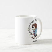 Funny American Water Spaniel Business Suit Coffee Koffiemok (Voorkant rechts)