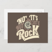 Funny Ammonitls Fossils Hunter Quote Briefkaart (Voorkant / Achterkant)