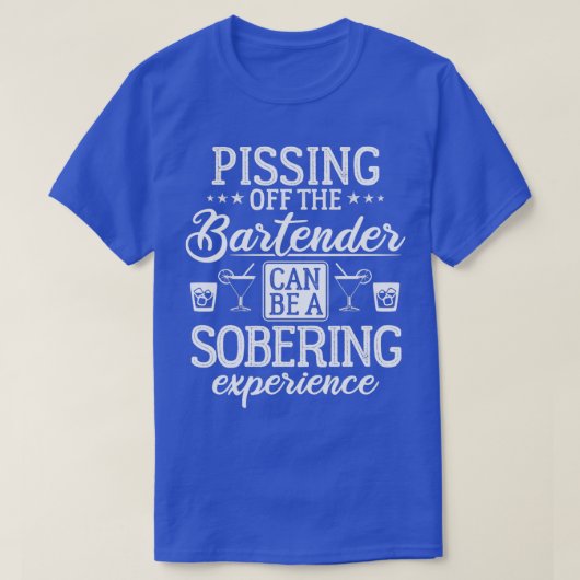 Funny amp Sarcastic Bartender Kit Design T-shirt (Design voorkant)