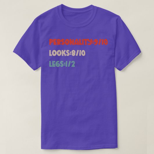 Funny Amputee Ampututation T-shirt (Design voorkant)