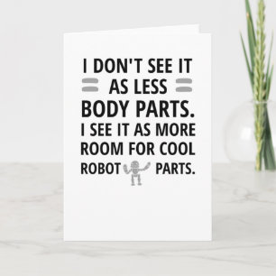 Funny Amputee Recovery Gifts   Ampututtaire poot Kaart