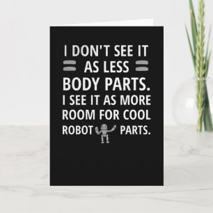 Funny Amputee Recovery Gifts   Ampututtaire poot Kaart