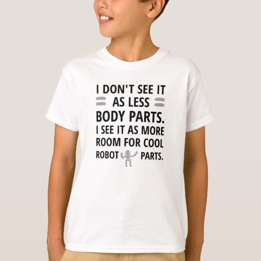 Funny Amputee Recovery Gifts | Ampututtaire poot T-shirt (Voorkant)