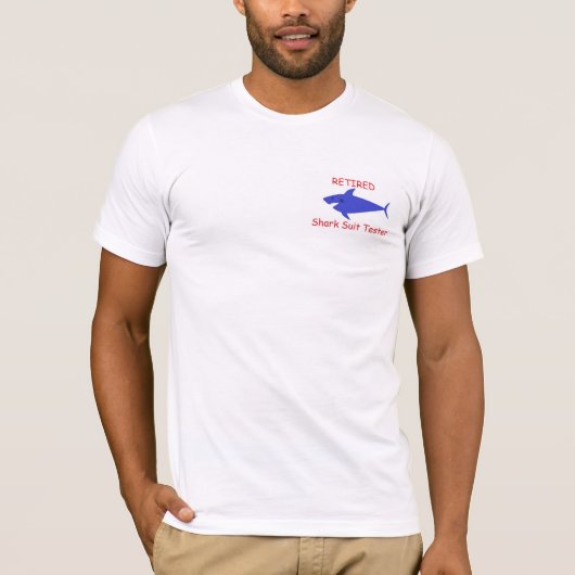 Funny Amputee Shirt Shark Suit Tester (Voorkant)