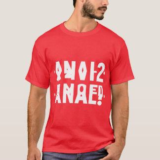 Funny Anal Hidden Message Anal Russian Letter 2021 T-shirt