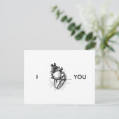 Funny Anatomically Correction Heart Briefkaart (Staand voorkant)