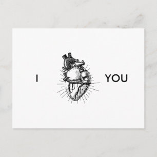 Funny Anatomically Correction Heart Briefkaart