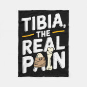 Funny Anatomy Going Tibia Okay Broken Leg Gift For Fleece Deken (Voorkant)