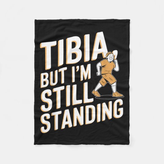 Funny Anatomy Going Tibia Okay Broken Leg Gift For Fleece Deken (Voorkant)