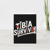 Funny Anatomy Going Tibia Okay Broken Leg Gift For Kaart (Voorkant)