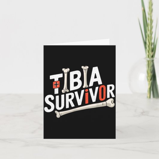 Funny Anatomy Going Tibia Okay Broken Leg Gift For Kaart (Voorkant)