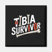 Funny Anatomy Going Tibia Okay Broken Leg Gift For Magneet (Voorkant)