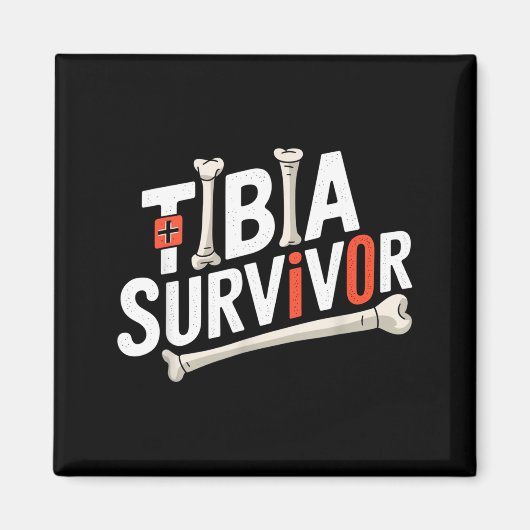 Funny Anatomy Going Tibia Okay Broken Leg Gift For Magneet (Voorkant)