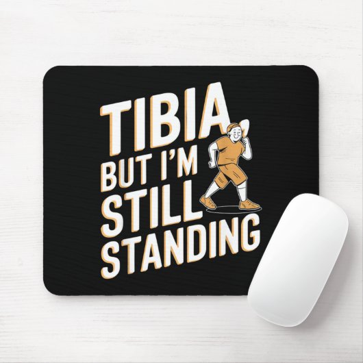 Funny Anatomy Going Tibia Okay Broken Leg Gift For Muismat (Met muis)