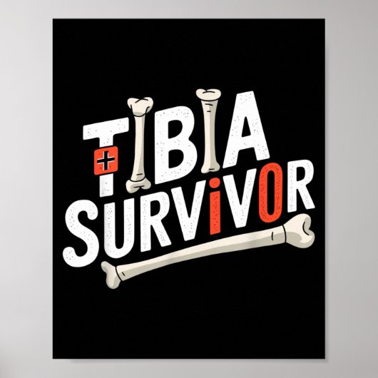 Funny Anatomy Going Tibia Okay Broken Leg Gift For Poster (Voorkant)