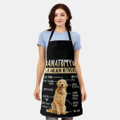 Funny Anatomy Golden Retriever Dog Lover Gift Schort (Gedragen)