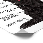 Funny Anatomy Newfoundland Dog Cute Newfie Lover  Poster (Hoek)