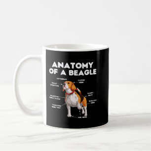 Funny Anatomy of a Beagle 93 Koffiemok