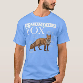 Funny Anatomy of a Fo, Cute Funny Dierenvriend, Fu T-shirt