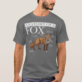 Funny Anatomy of a Fo, Cute Funny Dierenvriend, Fu T-shirt
