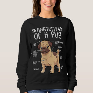 Funny Anatomy Pug Dog Lover Classic T-Shirt 16