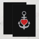 Funny Anchor Ideeën for Boat Ereders Feestdagenkaart (Voorkant / Achterkant)