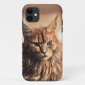 Funny and Crazy Cat Case-Mate iPhone Case (Achterkant)